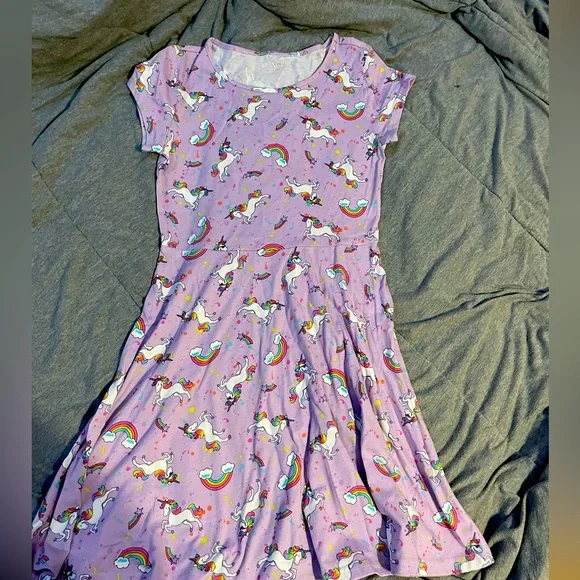 chinese dress ladies Girls Unicorn Dress, 3 Pommes main image 0